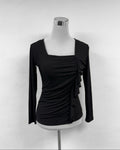 Black longsleeve top