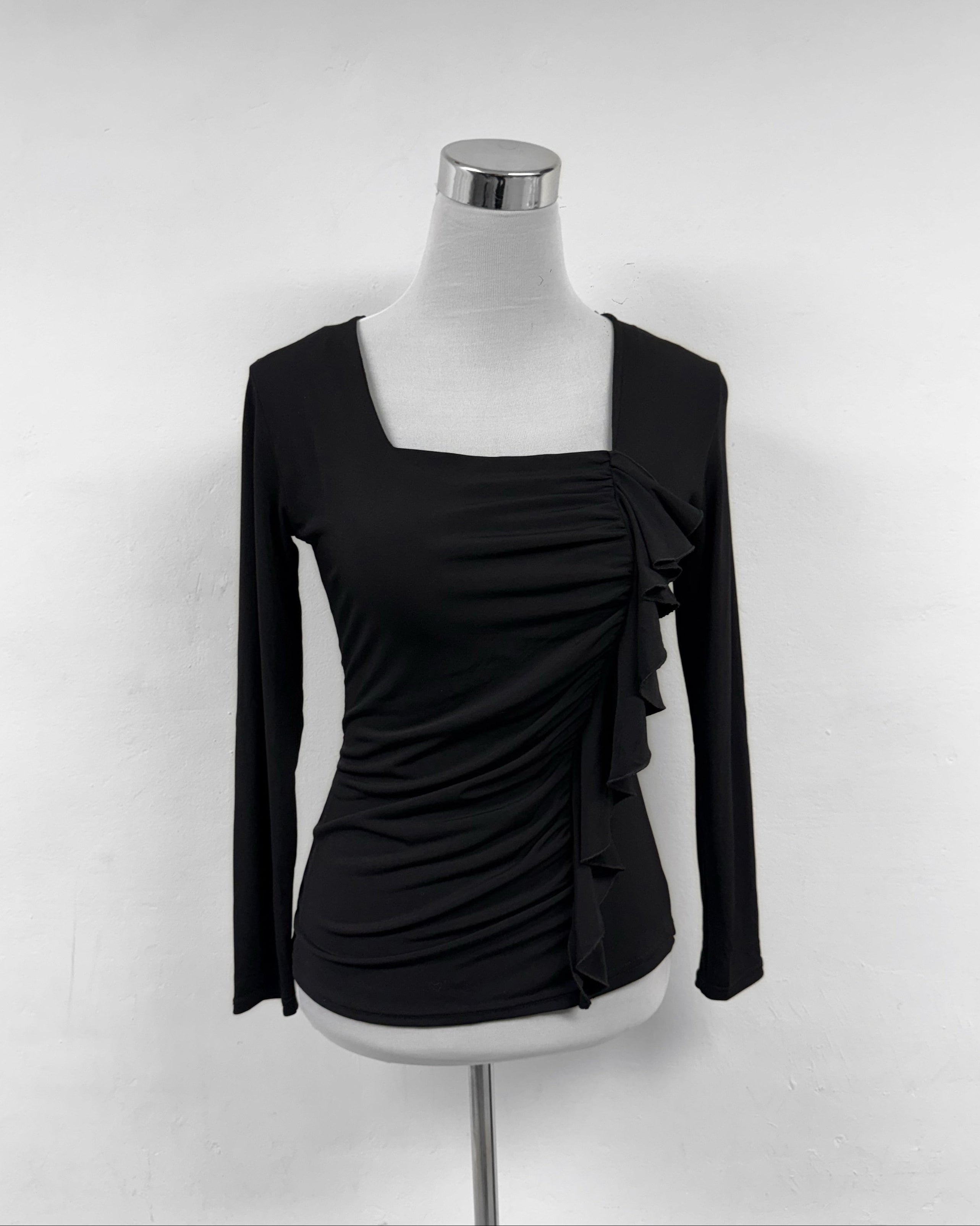 Black longsleeve top