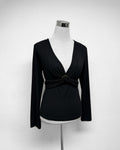 Black longsleeve top