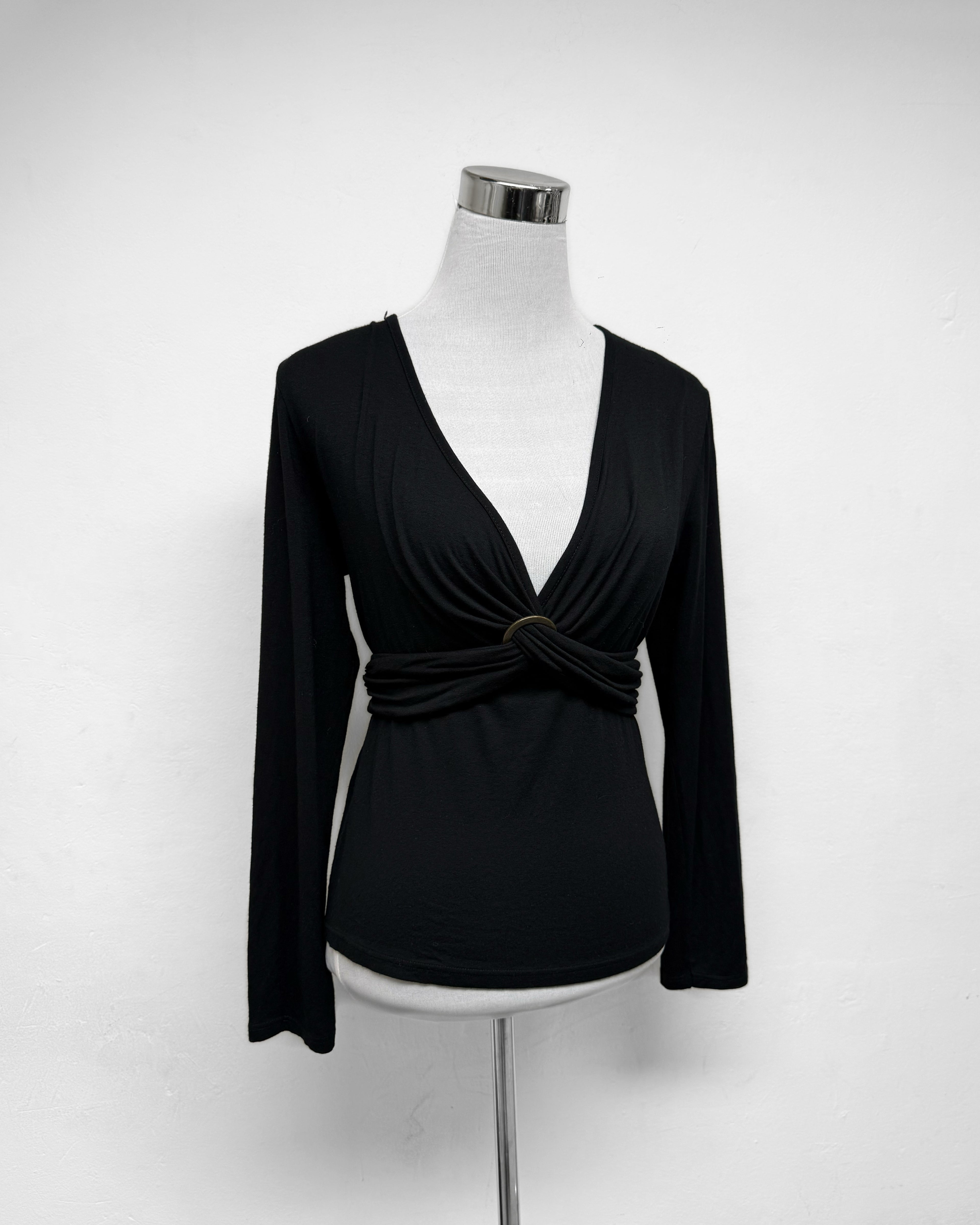 Black longsleeve top