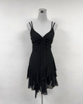 Black asymetrical dress